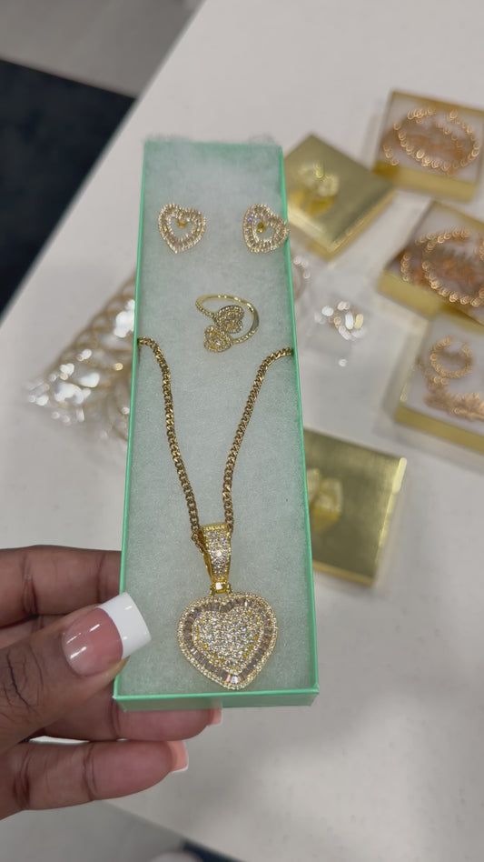 RS Necklace RS Ring RS earring set